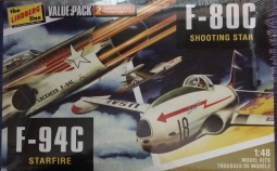 Lockheed F-80C and F-94C Combo Pack