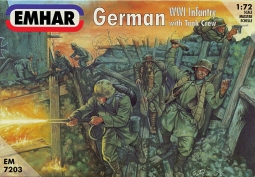 WW I German Infantry with Tank Crew