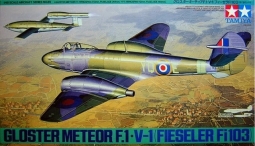 Gloster F.1 Meteor & V-1 Fieseler Rocket