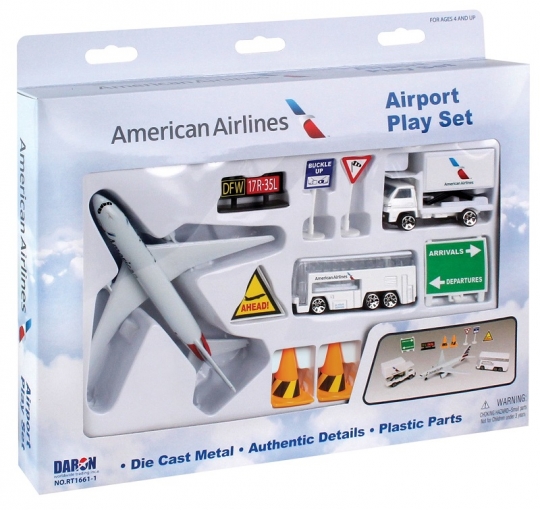 航空機・ヘリコプター American Airlines Airport play set American Airlines Airport Play Set: Aviation Models