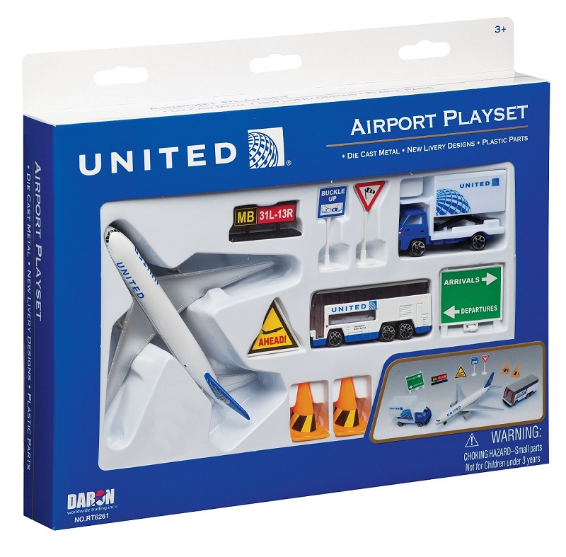 United Airlines Airport Play Set