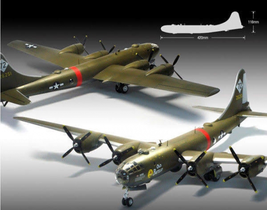 American Boeing B-29 Superfortress Bomber Airplane Model in