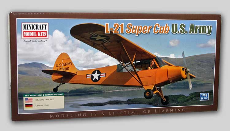 Minicraft Models 1:48 Scale Piper Super Cub Model Kit